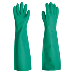 Luva nitrilica verde cano longo 46 cm